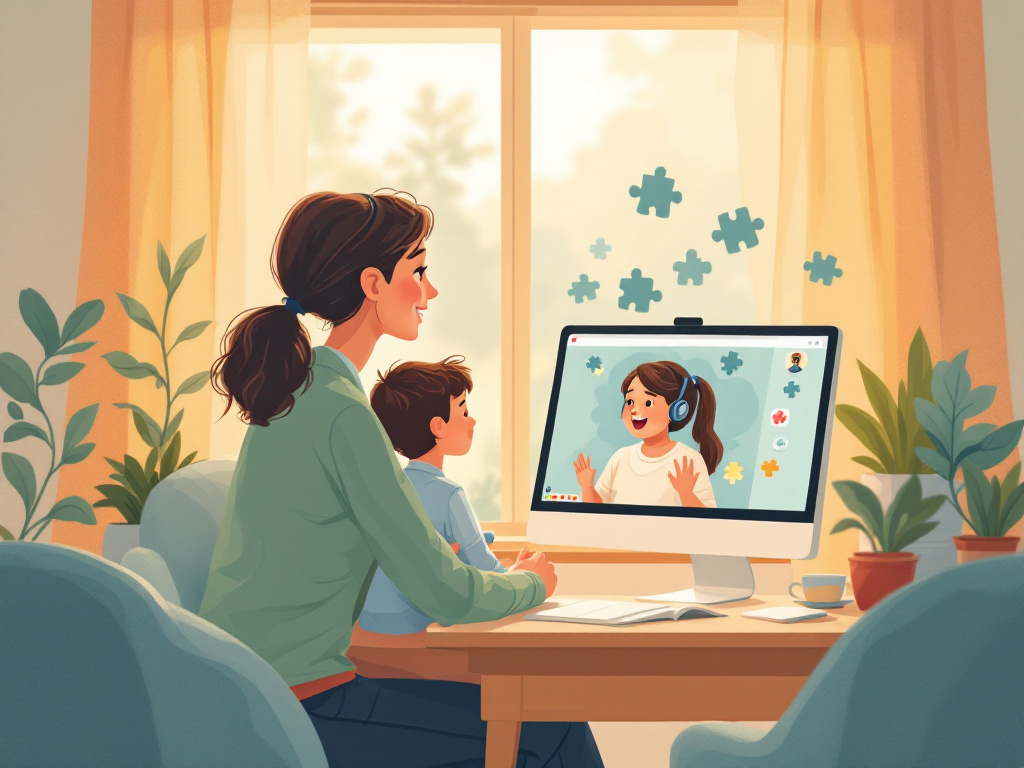 remote behavioral intervention autism